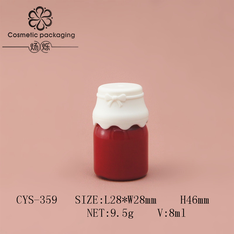 En stock mini botella de leche DIY labio esmalte tubo lápiz labial tubo vacío Inyección transparente labio brillo tubo cosméticos embalaje material fábrica