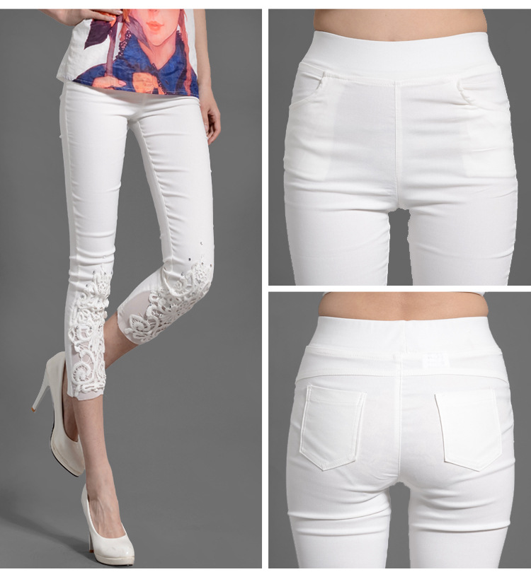 Pantalon léger femme en coton - Ref 3429925 Image 3