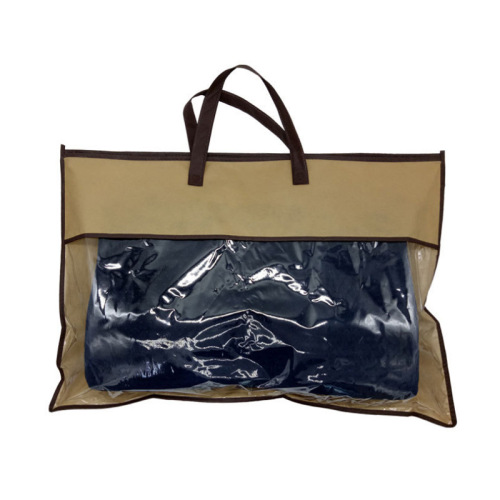 Wholesale hotel handle pocket pillow storage bag pillow core non-woven fabric conference gift box packaging bag