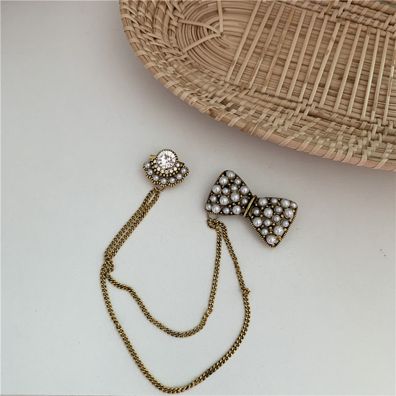 Baroque Multi-style Irregular Bow Brooch display picture 6