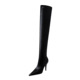 9822-3 European and American fashion sexy nightclub show thin high heel pointed toe slim leg over knee boots women's Boots