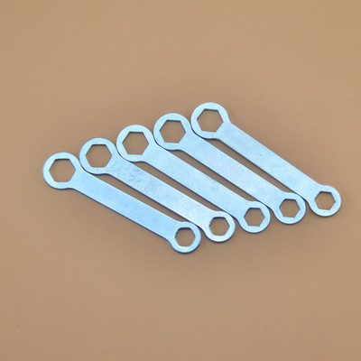 闭口扳手 双用外六角童车自行车配套工具 梅花铁皮扳手|ms