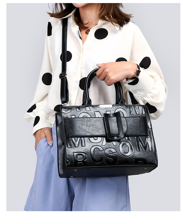 Women's Large All Seasons Pu Leather Fashion Tote Bag display picture 2