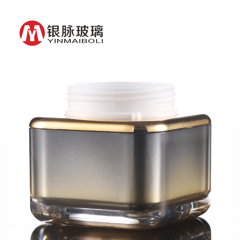 Acrylic cream jar