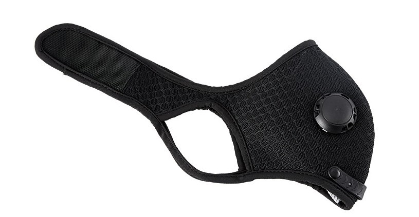 Máscara de montar motocicleta a prueba de viento a prueba de polvo anti-neblina KN95 elemento de filtro de carbón activado coche eléctrico máscara protectora al aire libre