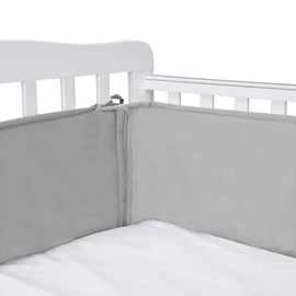 Crib fence 婴儿床围栏 亚马逊爆款可调节衬垫透气婴儿床围栏