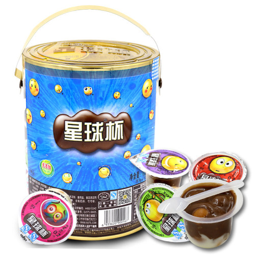 Tiantianle Planet Cup 1000g barreled chocolate biscuits casual snack snacks whole box supermarket food wholesale