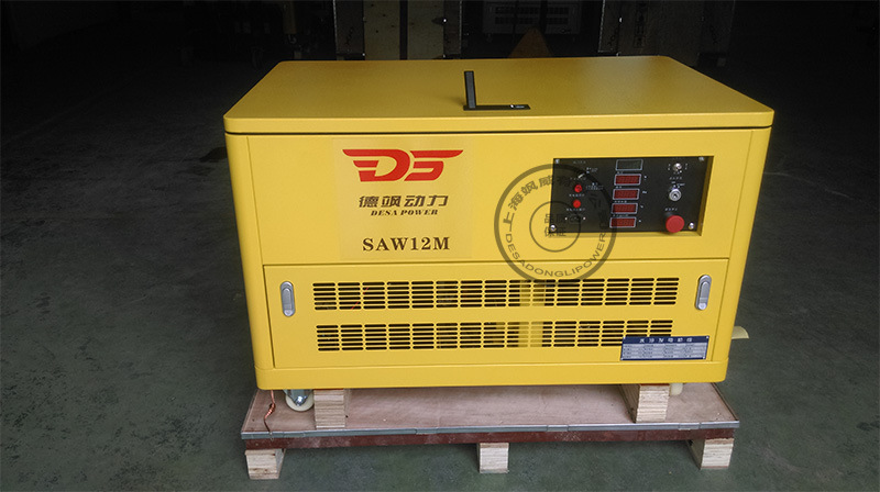 12KW千瓦静音款便携式汽油发电机移动式三相汽油发电机