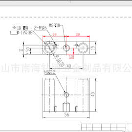 盒子外壳配件铝件1   合金铝板材 五金件 红铜板 异形铝合金型材