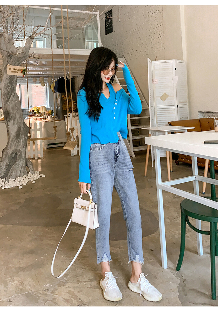 Pantalon léger femme en coton - Ref 3430260 Image 51