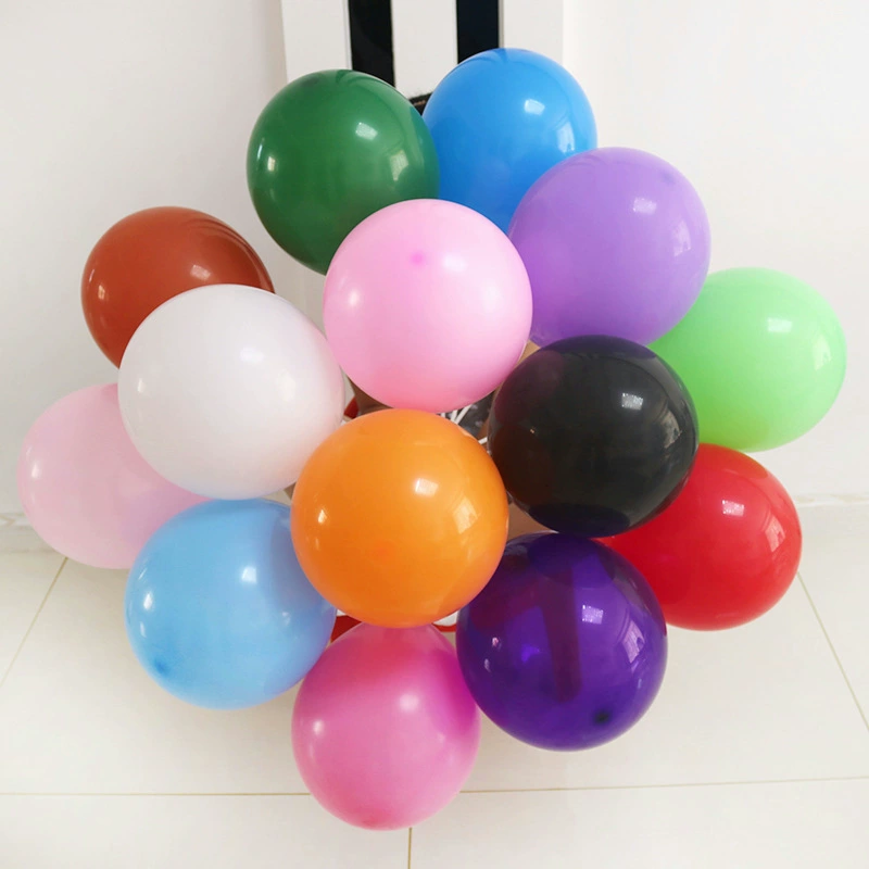 Многоцветный круглый шар Balloon, увеличенная толщина, 10 дюймов, 2G, оптом