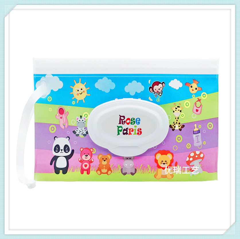 eva环保翻盖抽取式湿巾袋 eva自封湿巾袋 eva纸巾化妆