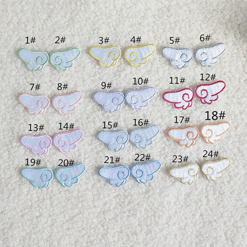 Nayang small wings computer embroidered cloth patch bag DIY decoration clothing luggage accessories applique self-adhesive