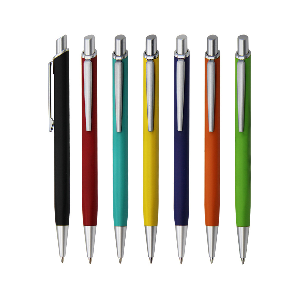 TLPEN设计新款方形按动半金属圆珠笔办公促销礼品笔 颜色LOGO定制