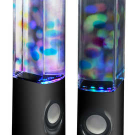 创意LED DIY漂浮彩球水母水舞喷泉蓝牙音箱笔记本电脑手机音箱