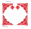 Flashlight, window stickers, 4 pieces