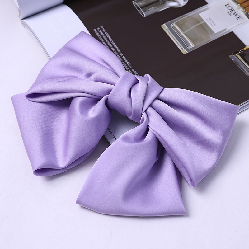 Elegant Simple Style Bow Knot Cloth Hair Clip 1 Piece display picture 6