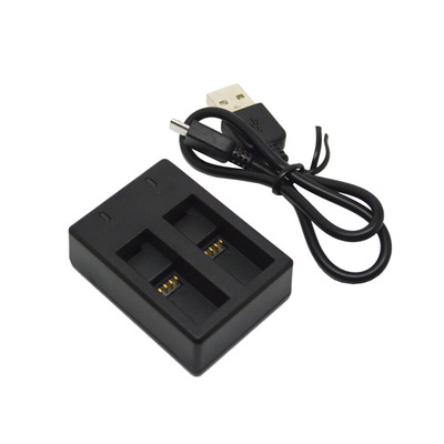 用于gopro相机充电器 相机5 6 电池双充带USB线白盒 运动运动相机|ms