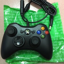 Xbox360原裝有線手柄游戲電腦usb有線震動支持steam游戲平台袋裝