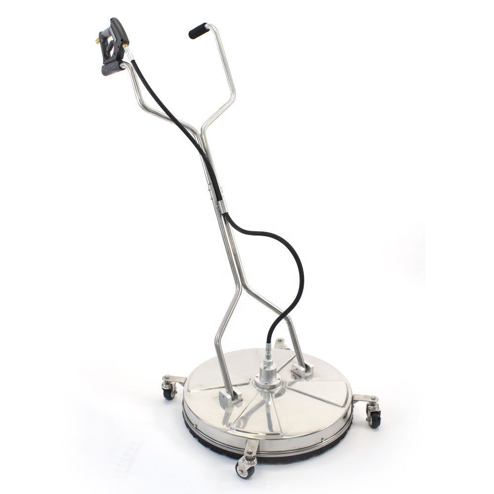 手推不锈钢24寸高压圆盘洗地器 地面清洗器 路面清洗盘高压清洗机