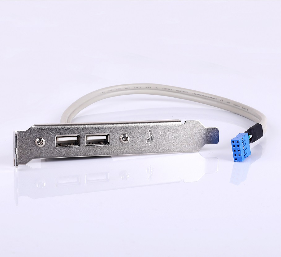 Placa, Painel traseiro Cabeçalho Conector, Cabo Adaptador, USB 3.0 Feminino, Novo, 1Pc
