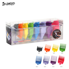Hair salon clippers universal caliper limit comb with storage box color 8-piece set tooth positioning comb electric hair booster