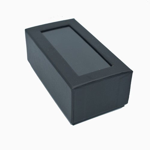 Manufacturer wholesale black kraft paper box tie box scarf box gift box cardboard box can be printed with logo