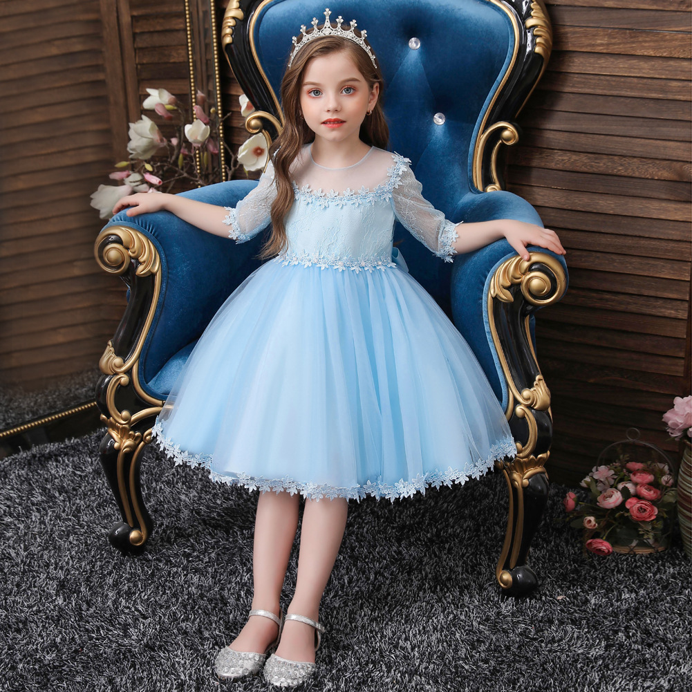 open lace back dress The True Love Princess Travel Costume Dress