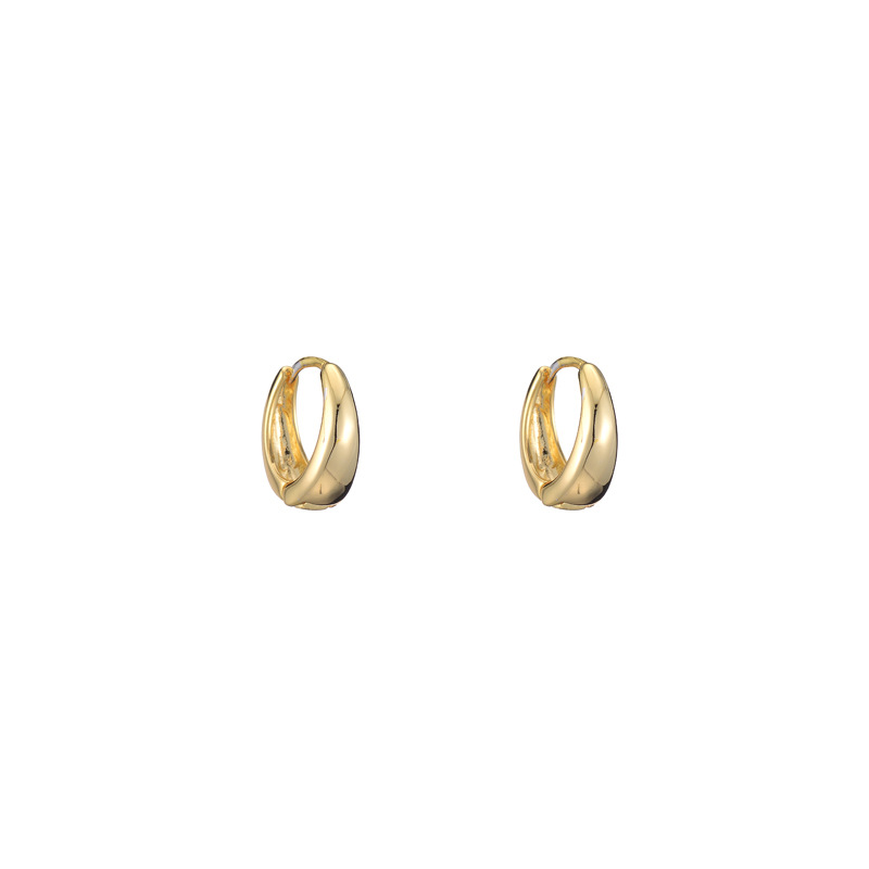 S925 pendientes de plata simples pendientes brillantes pendientes de nicho de diseño de las mujeres pendientes temperamento del todo-fósforo pendientes