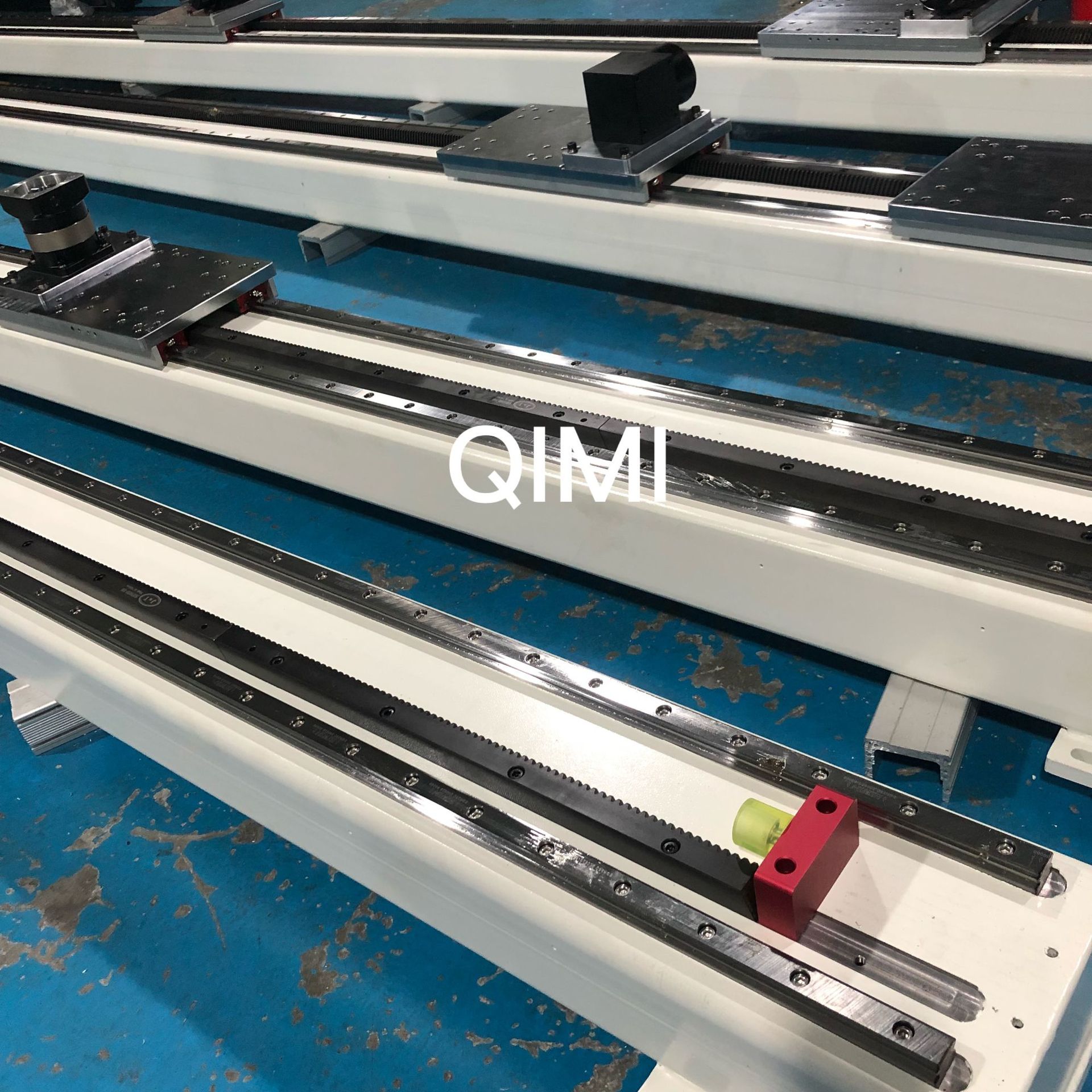 非标齿轮齿条滑台模组齿轮齿条地轨第七轴机器人摄像机器人