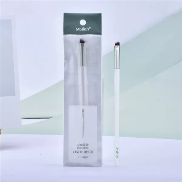 Marianne Angled Eyebrow Powder Brush Beginner Eyebrow Painting Tool Long Rod Beauty Modification Eyebrow Shape Eyebrow Brush