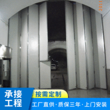 廣州德瑪供應優質堅固工業級電動門折疊門工廠倉庫大型工業門定制