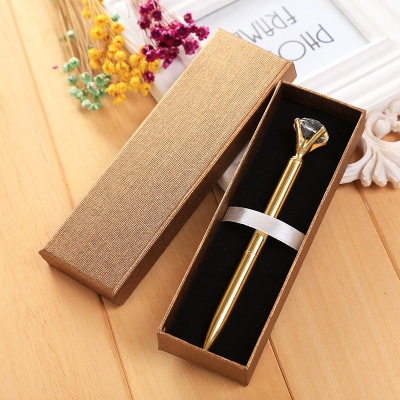 Queen Jewel pen ball pen Upscale gift suit business affairs Signature pen gift Pencil case Customizable logo