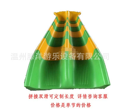 Индивидуальная одинарная и двойная S-образная большая уличная детская водная горка для аквапарка, соединенная детская пластиковая комбинированная горка, заводская