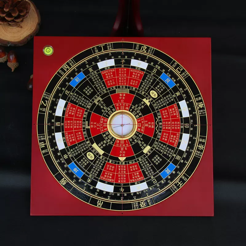 两层转动专业罗盘 现货批发可混批罗盘 电木方盘纯铜圆盘 罗盘