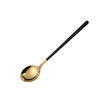 304 stainless steel spoon Korean long -handle round spoons Creative dessert spoon stirring spoon Korean spoon