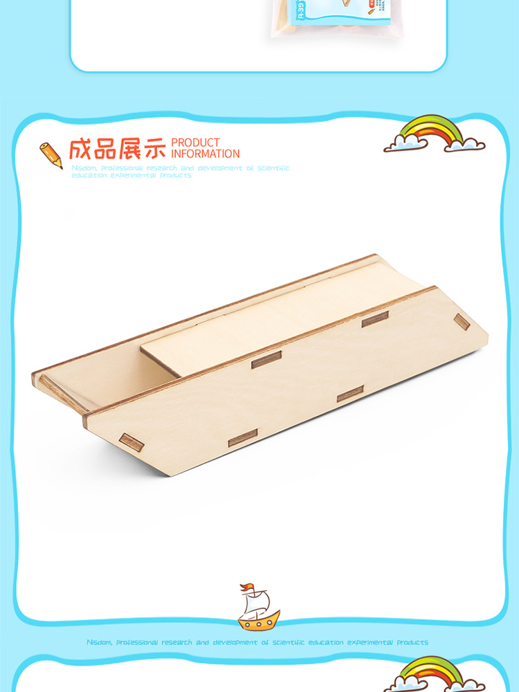 DIY Holzpuzzle Periskop STEM Spielzeug Technologia Wissenschaft Experimentelles Werkzeugset Lernen Bildung Spiele für Kinder Lehrmittel – Detail 11