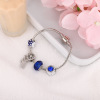 Bracelet, blue marine accessory, beads, jewelry, wholesale