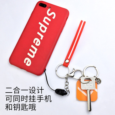 2019新款小清新手机绳硅胶材质短绳手腕挂绳多用途两用挂绳批发