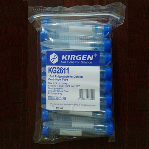 KIRGEN科进KG2611/2811 无酶无菌15/50ml锥形离心管PP25个/包