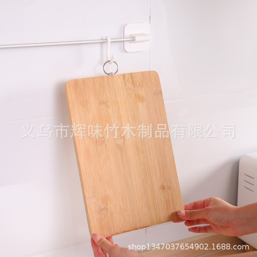 Wholesale Huwei Carbonized Vegetable Board, Bamboo Cutting Board, Cutting Board, Rolling Pin, Bamboo Worktop, Mold-Resistant, Paint-Free, Household Use
