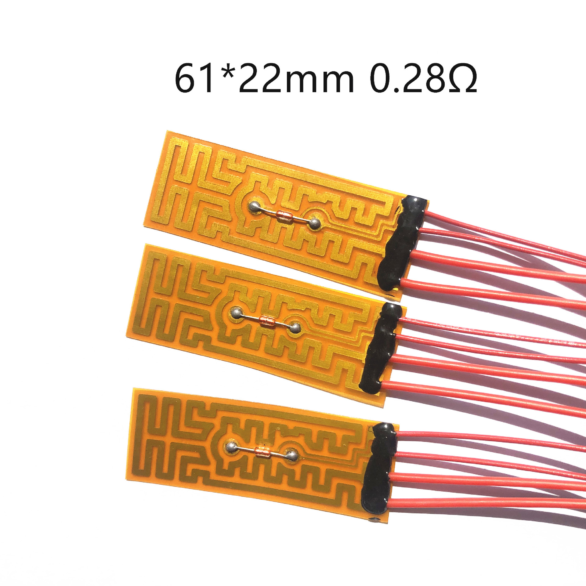 东莞厂家定 制高温PI发热片 卷发梳发热膜 直发梳子pi加热片