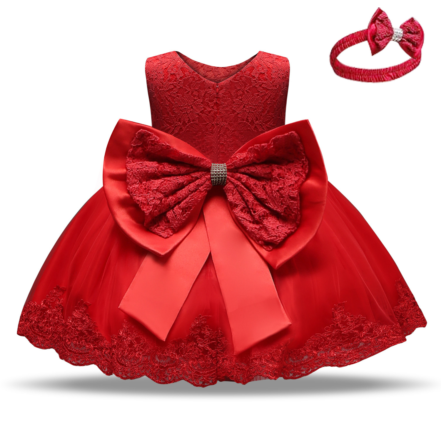 2020 new baby princess dress baby one ye...