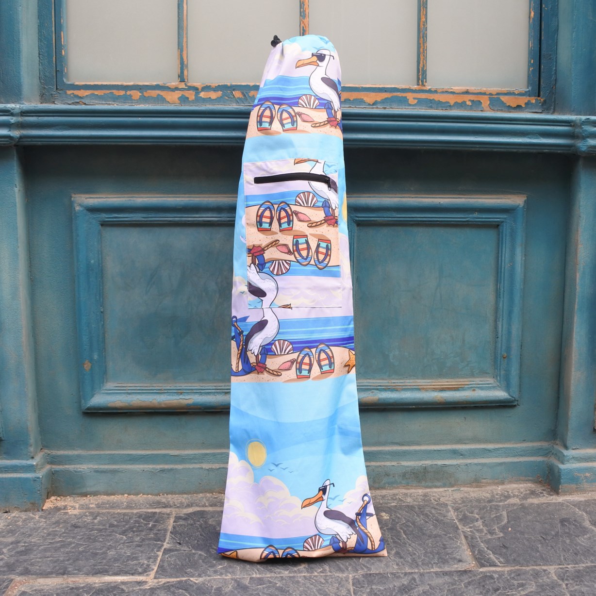 해변 휴가 오리발 가방