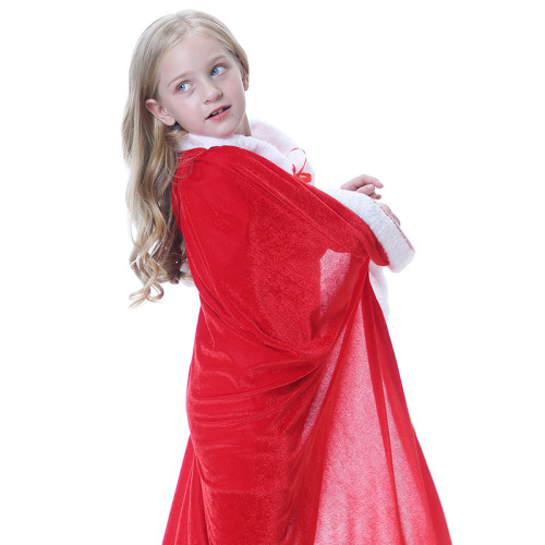 Christmas cloak children adults Little Red Riding Hood costume cape role playing cosplay Western fantasy