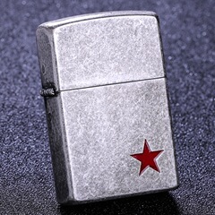 Zorro Zoro Brass Kerosene Windproof Lighter Creative Custom Five-Star Pentagram Chinese Heart Classic Gift