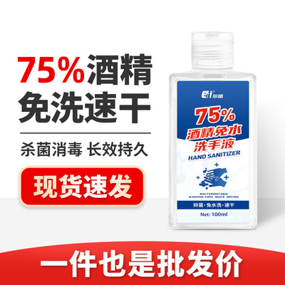 免洗洗手液100ml便携式随身小瓶抗抑菌酒精免洗手消毒液凝胶儿童