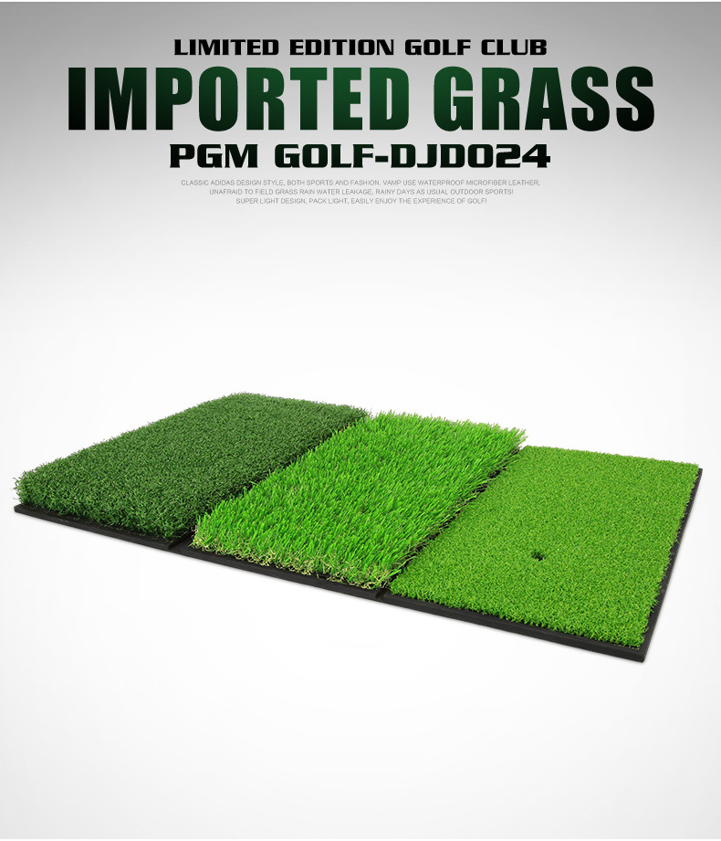 Đệm tập golf PGM ba trong một 65x42cm gấp gọn chịu lực — Miếng đệm gấp ba cỏ DJD024 chi tiết 2