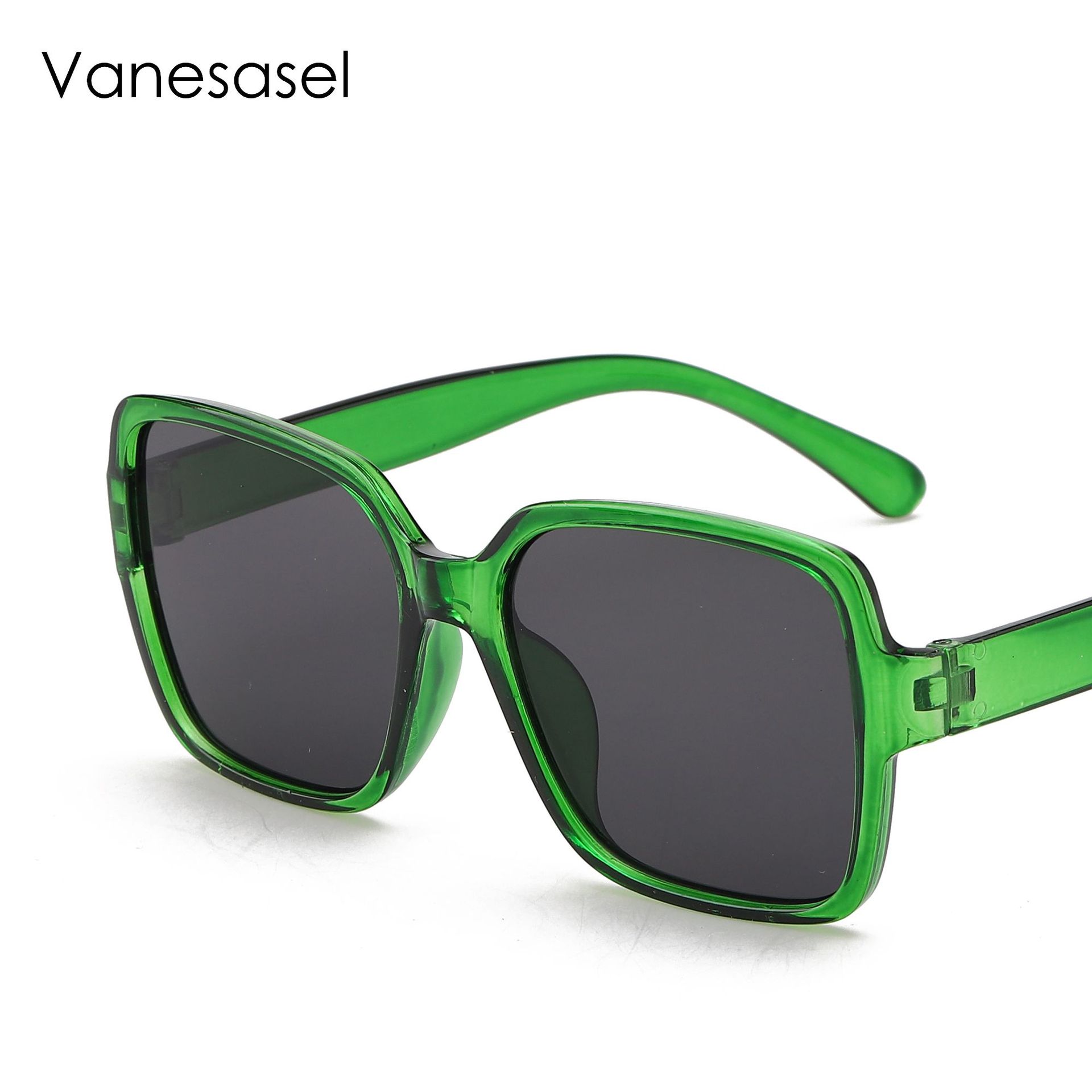 2020 gafas de sol de Marco grande de moda europeas y americanas gafas de sol de moda retro gafas de sol de color de jalea transfronteriza de moda para mujer