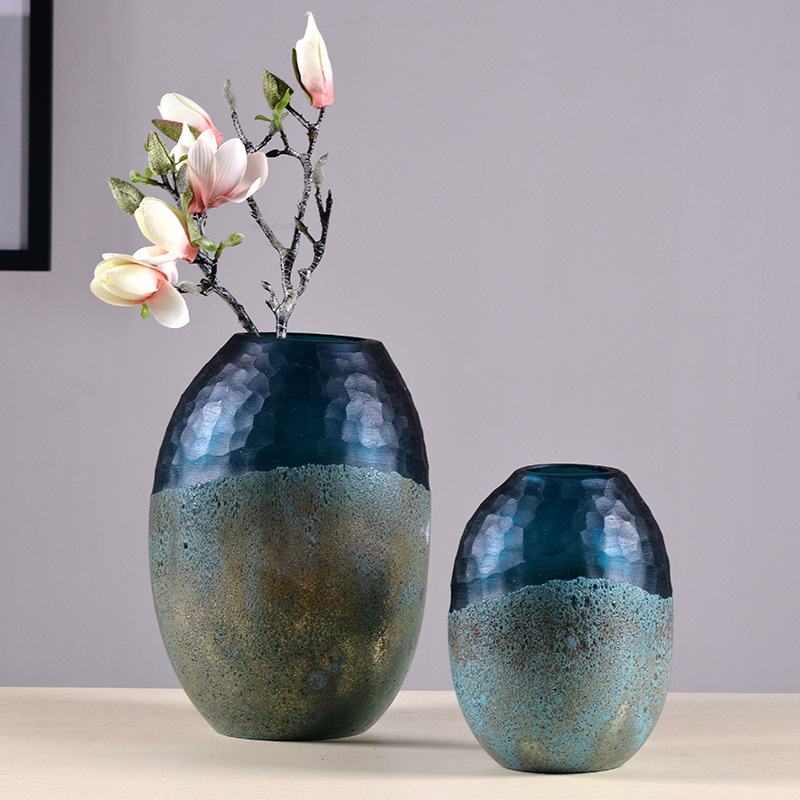 creative glass retro decorative flowers for home use